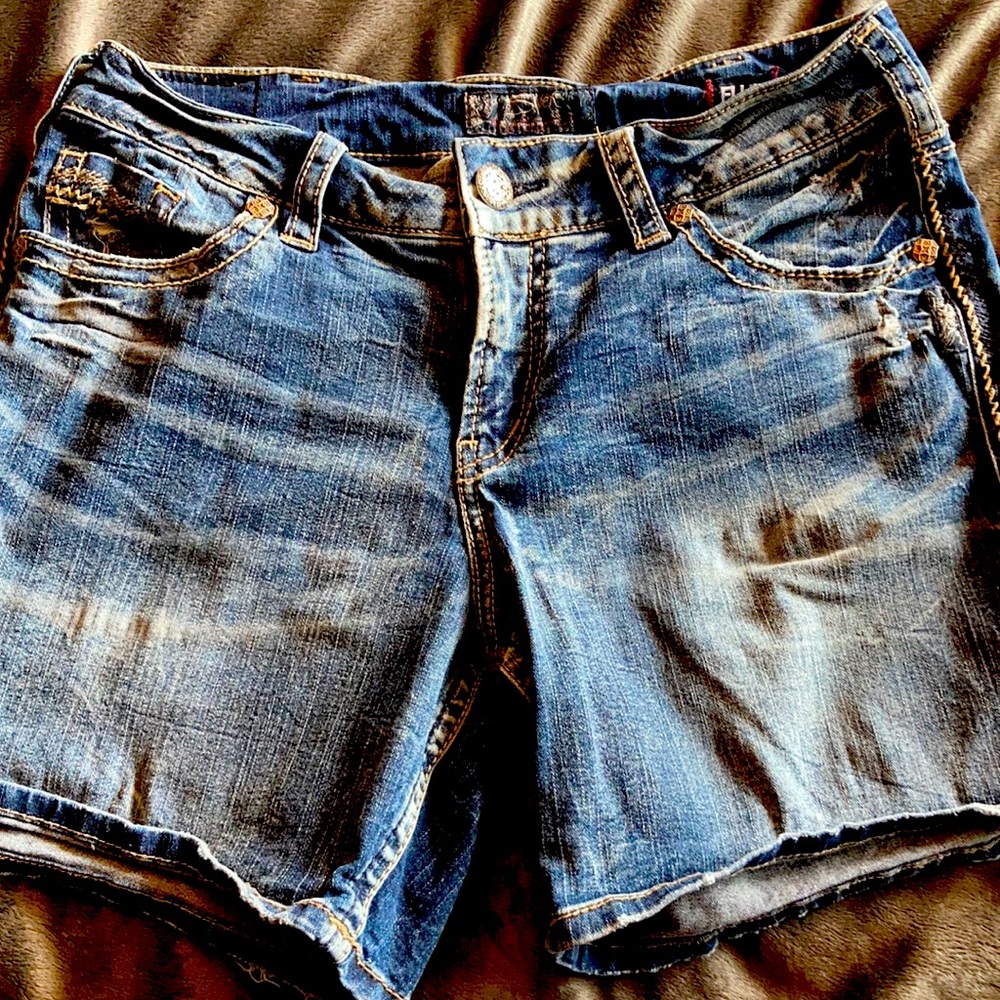 Silver Suki denim shorts